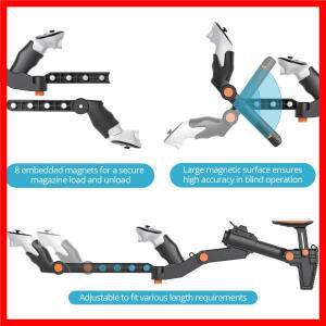 Meta Quest 3 / 3S용 조정 가능한 VR 건스톡 | 자석 부착 조절 길이 컨트롤러 각도 M의 경우