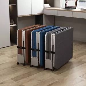 접이식 휴대용 베드 사무실 매트 폴딩 캠핑 싱글 1인용 침대