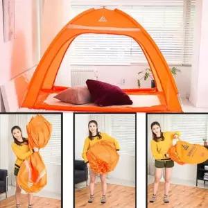 난방텐트 실내텐트 방안 침대 난방용 텐트 방한텐트