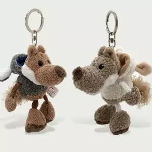 봉제인형 늑대 미니 펜던트 키링