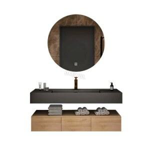 욕실 하부장 언더볼 건식 호텔 스마트 화장실 원형거울 세면대 미니 0 6m 벽걸이