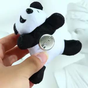 귀여운 판다 인형 브로치 팬더 뱃지 가방 장식