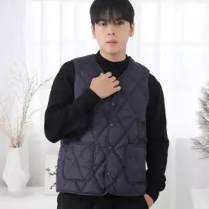남성 울트라 패딩 퀼팅 보온 누빔 솜패딩 경량 조끼