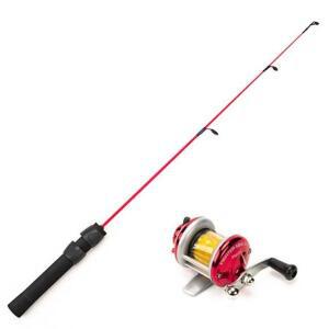 [2개구성] 원팩 릴 세트 학교 교실 채비 산천어 아이스 얼음 대 로드 송어 빙어 낚시 평창 축제 NW2BB214