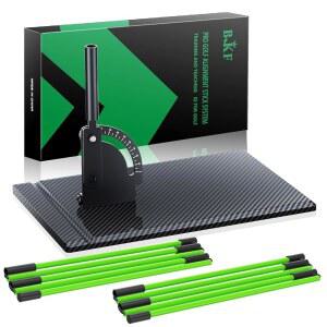 휴대용 가방 골프 스윙 트레이너 트레이닝 연습 교구 장비 액세서리 선물이 포함된 BKF 정렬 스틱 앵글 홀더 세트