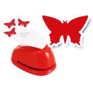 [2개구성] PHOCOS 모양펀치 R-18펀칭규격18mm이내 038 나비3 미니펀칭기 별펀치 QW27DB6B