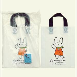 [2개구성] 비닐봉투 팬시봉투 캐릭터봉투 포장봉투 비닐쇼핑백 끈손잡이봉투50매입 단추 A4 LW8CB141