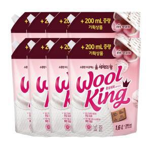 세제 1.8L 울전문 세탁 관리 중성 울전용 x 8개 섬세한세탁 니트 모직 울킹 울옷 무궁화 울샴푸 LWB73359