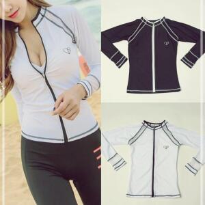 [2개구성] 망사 스티치라인 매쉬패치 슬림핏 실용성 비치웨어 블랙 집업 GJWE2CCC9