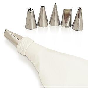 [2개구성] 삼은 모양 팁 깍지 짤주머니 데코 도구 만들기세트 레이션세트 생크림 소 케이크 LW9EF9EE