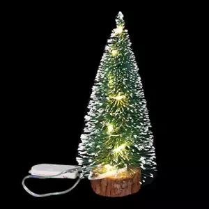 LED전구 크리스마스 미니 트리 나무 15X40cm 오브제 조명 장식