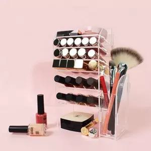 립스틱정리함 아크릴 립스틱타워 정리대 보관함 선반S 화장대
