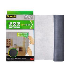 [2개구성] 3M 모기장 시트 초대형 70x100 테이프 롤타입 벌레차단 벌레막이 창문 방충망 보수 EWFFKEKD