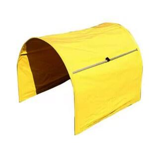 핸들러, PVC 원단과 조절 가능한 텐션 로드가 있는 바닥 없는 1미터 후퍼스 터널 선택 - 노란색