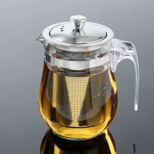 투명 내열유리 차포트 500ml 2p세트 티포트 티팟 유리주전자 티메이커