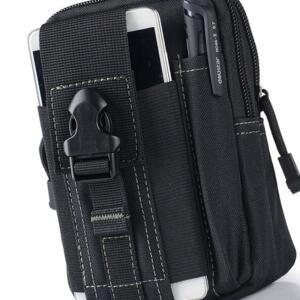 [2개구성] 포켓 블랙라인 2010B 휴대폰 파우치백 스마트폰 소형 여행 등산 멜빵 보조 가방 EWC7487C