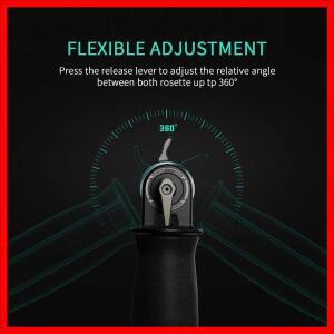 TILTA TA-ARA-L-B 빠른 조정 로제트 어댑터, 블랙