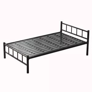 높은 다리 평상형 철제 조립식 원룸 매트리스 침대프레임 사각 베드