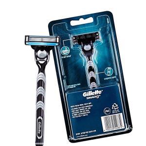 [2개구성] 질레트 MACH3 마하3 3중날 면도기 학교 교실 학원 관공서 KWDA3AF3