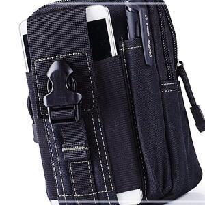[2개구성] 포켓 블랙라인 2010B 휴대폰 파우치백 스마트폰 소형 여행 등산 멜빵 보조 가방 KWC7487C
