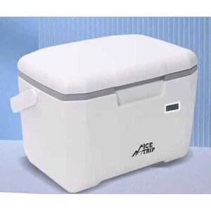 상자 병원 시약 백신 디스플레이 냉장 쿨러백 온도 쿨러 온도표시 아이스 6L 1 화이트