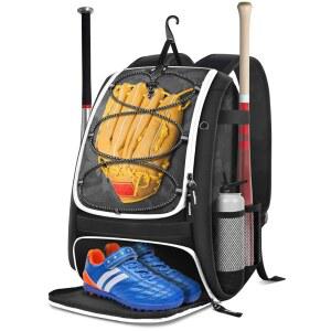 브로투 야구 가방, 장비용 소프트볼 가방 & 티볼 배트, 남성/여성용 신발 수납 공간이 있는 백팩