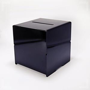 모금함 헌금함 응모함 5T pic 불투명블랙 이벤트함 성금함 200x200mm_TC04_037 피스 투표함 HWFFLO2B