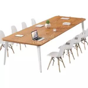 책상 긴테이블 미술학원책상 공부방 원목 와이드 스터디 테이블 미술학원 학원