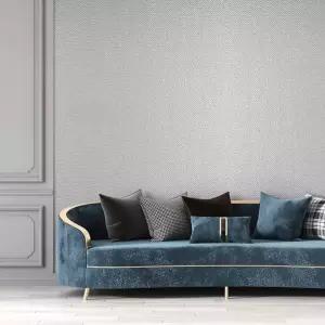 실크벽지 1mX2.5m 라인 메탈실버/곰팡이방지 붙이는 풀바른 벽지 거실 인테리어 스티커 보온 시공