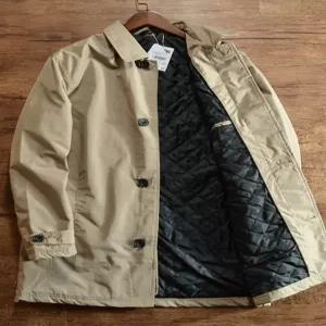 남성 트렌치코트 패딩 퀼팅 코트 자켓 빅사이즈 루즈핏