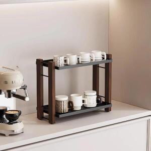 명품 수입 유럽 욕실 카운터 정리함 컵, 거치대 보관 선반, 데스크탑 테이블 머그잔 커피 화장품, 주방 액