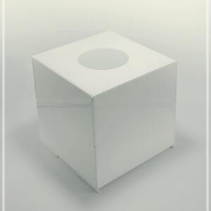 pic 성금함 이벤트함 헌금함 불투명화이트 피스 응모함 투표함 3T 200x200mm_TB03_037 모금함 LWFFKNTS