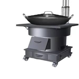 가마솥화덕 아궁이 무쇠가마솥 무쇠 난로 숯불 야외 시골 솥걸이