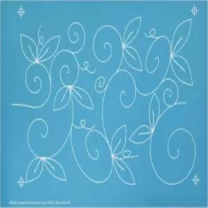 한시 크리에이션즈 45002 기발한 정원 풀 라인 스텐실