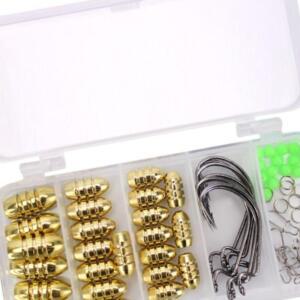 [2개구성] 암산코리아 세트박스 낚시봉돌 웜낚시세트 배스낚시세트 웜낚시 루어낚시 텍사스 AEW26E2AE