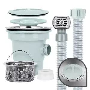 세트 교체 씽크대 싱크대 싱크대배수통 차단 역류 배수구