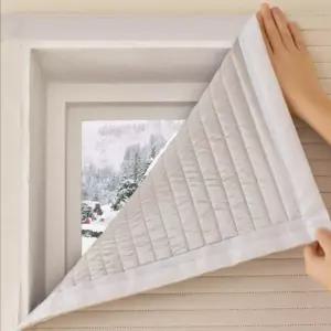 찍찍이 가리개 바람막이 베란다 단열 커튼 창문 방풍