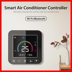 Tuya 스마트 와이파이 IR 에어컨, 온도조절기 AC 리모컨, 라이프 앱, 온도 센서 포함, 알렉사 구글 홈