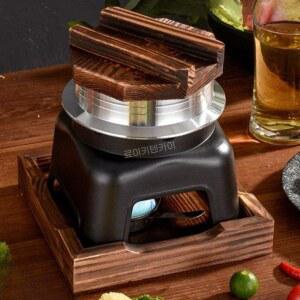 식 솥밥 이자카야 일식 누룽지 무쇠 냄비 화로 요리 용 12 2x8cm 1kg