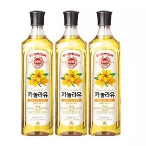 사조 카놀라유 900mL 3개