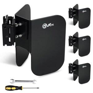 4팩 E-트랙 시스템용 휠 초크 | 바이크용 더트 오토바이 월 밀폐 트레일러용 타이어 마운트 차고 액세서리