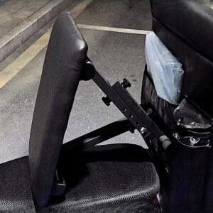 오토바이등받이 안장 스쿠터 바이크 브래킷 의자 케이스 로우 주머니 순흑색 패드 리어박스