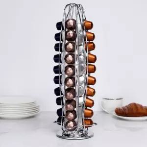 고급 메탈 멀티 회전 라운드형 커피캡슐홀더 40구 oNJ6+7mWW