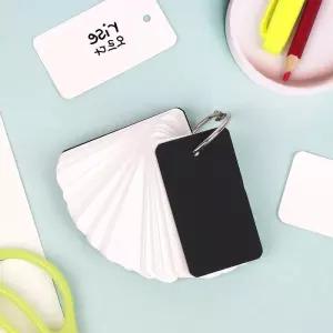 미니노트 단어카드 일어단어카드 휴대용 검정 일어단어카드 일단어카드