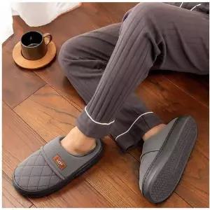 [골드스마일]남성 다이아 방한 실내 외 슬리퍼