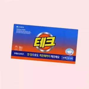 엘지 테크시트 뽑아쓰는 세탁세제 36매 후레쉬 브리즈 4577500