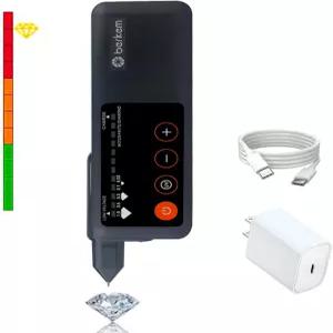 UV 라이트가 장착된 충전식 다이아몬드 테스터 고정밀 펜 보석 휴대용 체커 도구 초보자 및 전문가용 전문