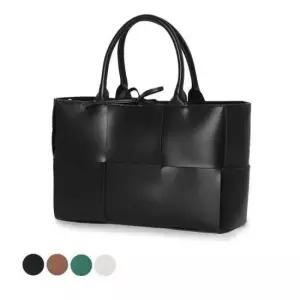 FC65 가죽 토트백 여성핸드백 위빙백 크로스백 손가방