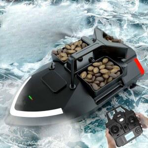 원격 떡밥 뿌리는 보트 지렁이 유인배 파우치 낚시배 RC보트 자동복귀가능 수심