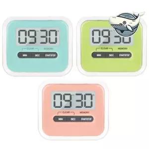 컬러 디지털 타이머 스톱워치 주방 요리 용도 tFA9+7uPy